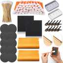 Leinuosen 228 Pcs Trade Card Flattening Kit, Card Cleaning Kit for TCG Collectors Collectible Cleaning Protect Supplies