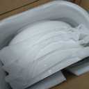 Sweese Large Salad Serving Bowls, 30 Ounce Porcelain White Pasta Plates Set of 6, 8.4 Inch Pasta Bowls for Dinner, Salad - Microwave Dishwasher