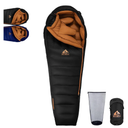 Down Backpacking Sleeping Bag 680FP. Cold Weather Sleeping Bag 0°F-32°F (Multiple Temperature Options), XL Large 4 Season Sleeping Bag for Adults Camping Hiking Mountaineering.