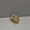 CJL HAIR Large Messy Bun Hair Piece Wavy Curly Scrunchies Synthetic Chignon Ponytail Hair Extensions Thick Updo Hairpieces for Women Ash Blonde