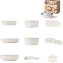Gourmetific Cookware Set, Gourmetific Pan Set, Stackable Non-Stick Set, Pans With Removable Handles,Gourmetific Cookware Set, Oven Safe Cookware Set (22pcs)