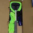 XINDELL 29-inch Windshield Cleaner Tool  Car Interior Window Cleaning Kit with Extended Long Handle & 4 Microfiber Pads, Auto Wiper Windshield Brush for Car, Trucks, SUVs, RVs & Home