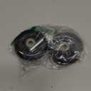 LOTOWELZON 2pcs Luggage Suitcase Replacement Wheels, 50/64/70/75/84/90mm Rubber Inline Roller Skate Wheels with 8mm(0.31") ABEC-7 608ZZ Bearings Repair Kits (Black)