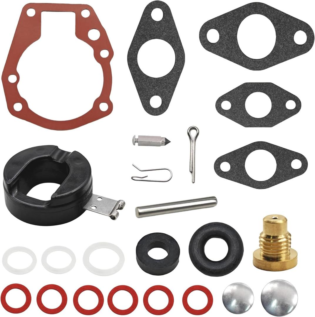 439071 Carburetor Rebuild Kit for Johnson Evinrude OMC 1.5-20 HP Outboard Motors 18-7043 382045 382046 382047