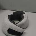 Travel Neck Pillow for Airplane  Memory Foam 360 Support Compact Design Ergonomic Flight Pillow for Sleeping & Neck Support Portable Travel Pillows for Adults, Car, Office Home (Grey)