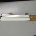 LazBlinds No Drill Blackout Roller Shades, 46" W x 72" H, Cream