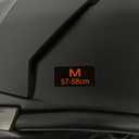 VCAN Bluetooth Integrated Full Face Motorcycle Helmet with Dual Visor (Medium, Flat Black Flag)