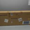 Heavy duty clothes rack,Metal Clothing rack for hanging clothes,garment rack with bottom shelves and 6 side hooks for bedroom cloakroom(black, L:39.4)