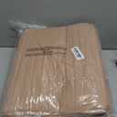 Quilts Queen Size - Light Brown Bedspread Queen Size with Stripe Stitch Pattern - Lightweight Bedspread for All Seasons - Soft, Breathable Comfy Summer Quilted Coverlet w/ 2 Pillow Shams - 90" x 96"