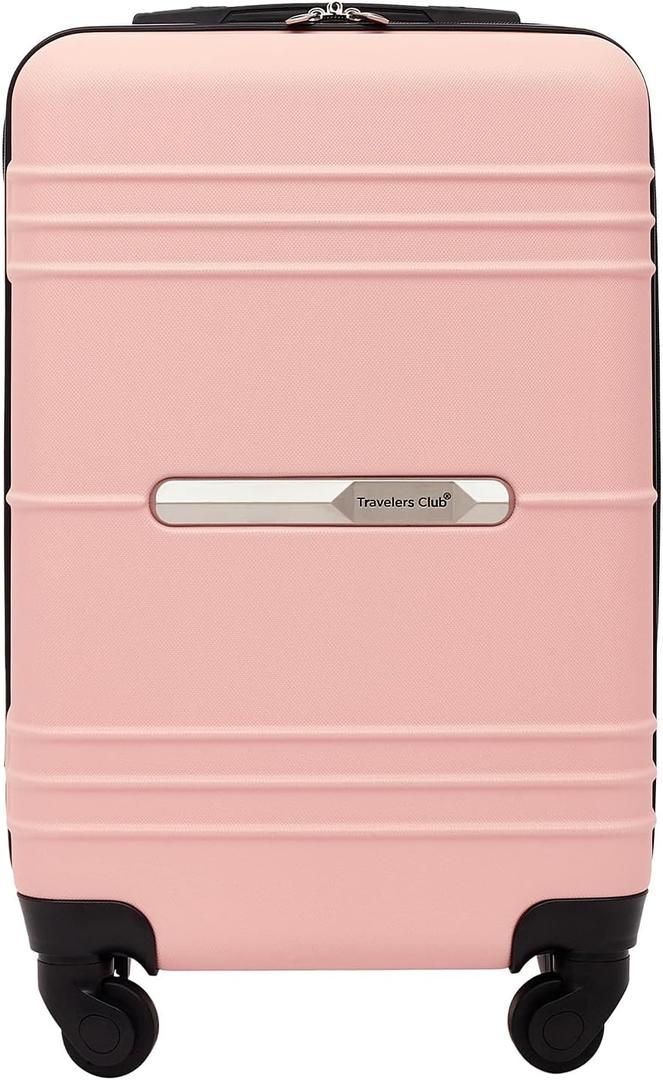 Travelers Club 22" Richmond Spinner Carry-On Luggage, Rose Gold, Inch (TC-7920-670)