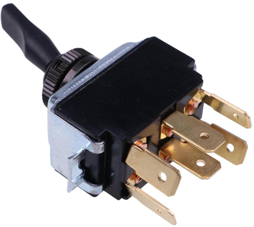 Headlamp Control Switch 6 Terminals 3 Positions ON-Off-ON A681-5450-622 8956K895 Compatible with Freightliner FLD120