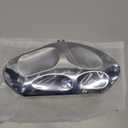 Acrylic Clutch Purse for Women Irregular Shell Evening Handbag for wedding party (Shiny Silver)