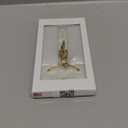 Birsppy AOLDHYY White Pearlized Traditional Gold Corpus Religious 7 Inch Wall Cross Crucifix