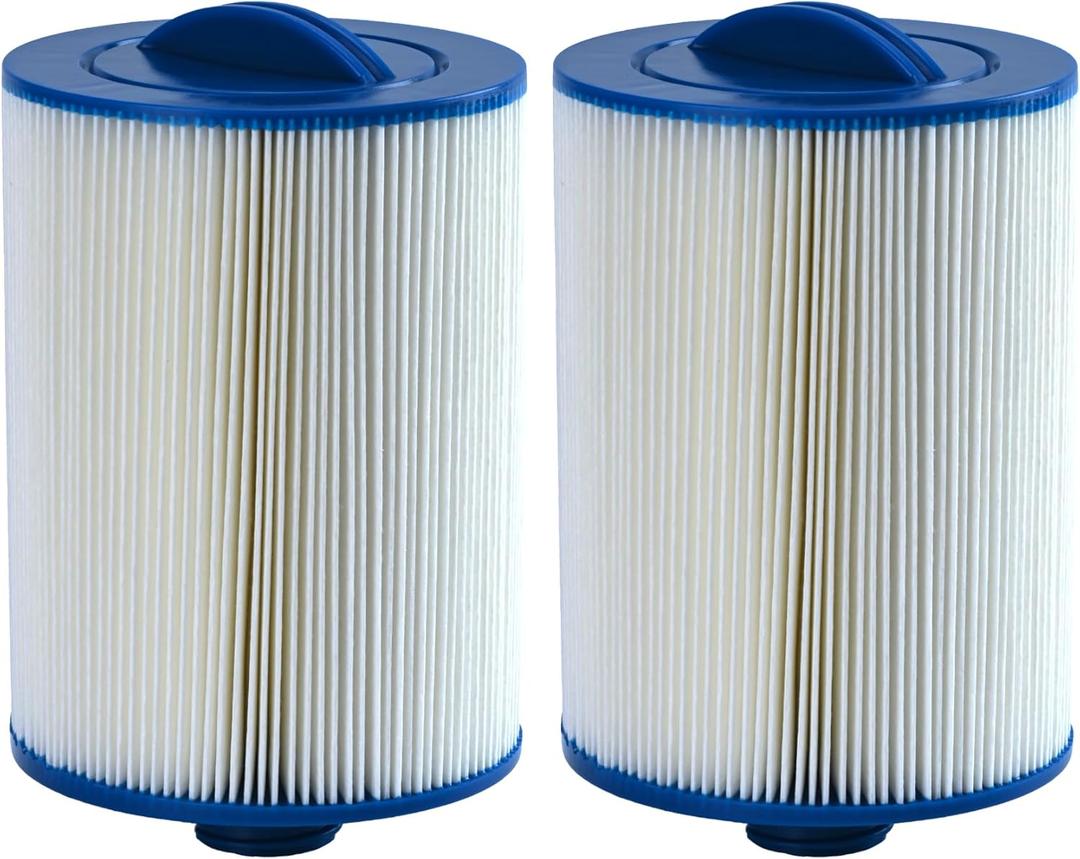Malaka Spa Filter Compatible with PWW50P3 6CH-940 FC-0359 1-1/2'' SAE/Coarse Thread φ6x8 '' Hot tub Filter Cartridge (NOT PWW50P4 NOT MPT/Fine Thread), 2-Pack