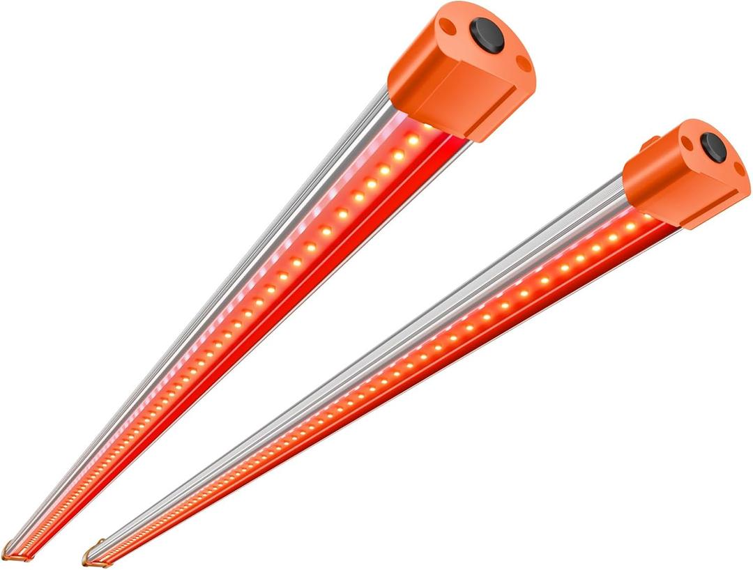 3 x Spider Farmer SUPP-R60 660nm Deep Red Supplemental Light Bars 35.4" | 60W Red Grow Light With 176 Dense LEDs Array For Indoor Plants, Daisy Chain Commercial Vertical Farming, Grow Tents