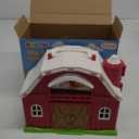 KMUYSL Toys for 1 2 3 Years Old Boys Girls, Big Red Barn Farm Animal Playset for Boys Girls, Learning Montessori Toys, Christmas Birthday Easter Gift for Baby Kids Toddlers Age 12-18 Months