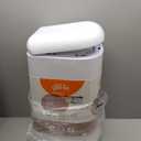 Diaper Genie Essence Pail, White with 18 Easy Roll Refill Bags