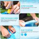 All for Paws Dog Splash Pad Sprinkler Mat – Non‑Slip Summer Cooling Pool for Dogs, Thickened PVC Outdoor Wading Pad to Play, 51 Inch, Large