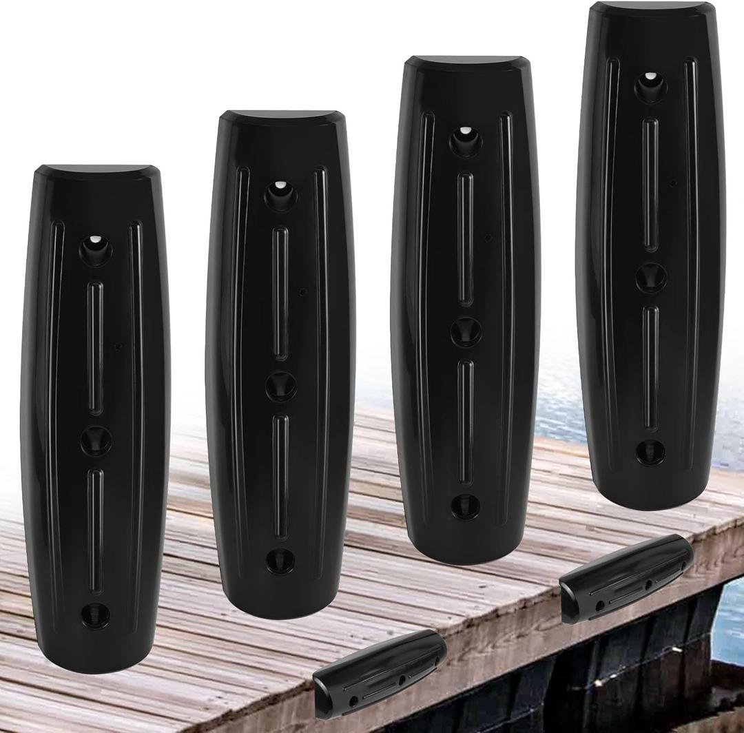 Dock Fender Bumpers, Boat Dock Bumpers Straight-Edge Marine Fenders Side Guard, Soft UV-Resistant Marine 17-Inch, Horizontal Protection,Inflatable