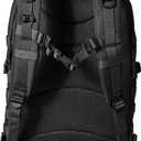 Falko Tactical Backpack for Men and Women 50L Backpack 2.4x Stronger Large Military Molle Rucksack, Bugout Backpack Outdoors (Black)