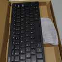 TECKNET Wireless Keyboard and Mouse Combo, Mini Cordless Computer Keyboard and Mouse Set 2.4GHz, Silent Adjustable 1600 DPI, Quiet Click, Lag-Free for Computer, Laptop, PC, Windows, Mac, Chrome OS (Black)