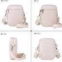 3 x COVAX Small Crossbody Bag Purse for Women, Trendy Fleece Shoulder Handbags, Cell Phone Crossbody Bags with Credit Card Slots | Purse, Trendy
