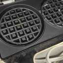 SugarWhisk Double Mini Waffle Maker Machine, Chaffle Maker, Waflera Electrica, Small Waffle Iron for Waffles, Keto Chaffles, Hash Browns, Cookies, 4 Inch