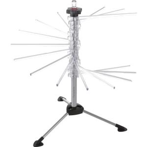 MARCATO Atlas Pasta Drying Rack, Tacapasta, Made in Italy, Steel and Polycarbonate, Collapsible, Clear