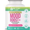 Mood Boost | 24-in-1 B-Complex & Zinc | Calm Support & Stress Relief Supplement with Ashwagandha, L-Theanine & GABA | Natural Mood, Energy & Resilience | Non-GMO, Vegan | 30 Day Supply