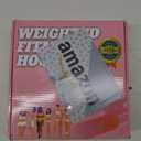 65inch 32 Knots Plus Size Quiet Weighted Hula Infinity Fitness Detachable Hoops Smart Silent Infinity Hula for Women 2 in 1 Waist and Abdominal Workout Hoop