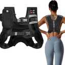 VBSD Weighted Vest for Women Men, 20lb Weight Vest with Reflective Stripe, Body Weight Vests Adjustable for Strength Training, Running, Walking, Workout, Jogging, Fitness