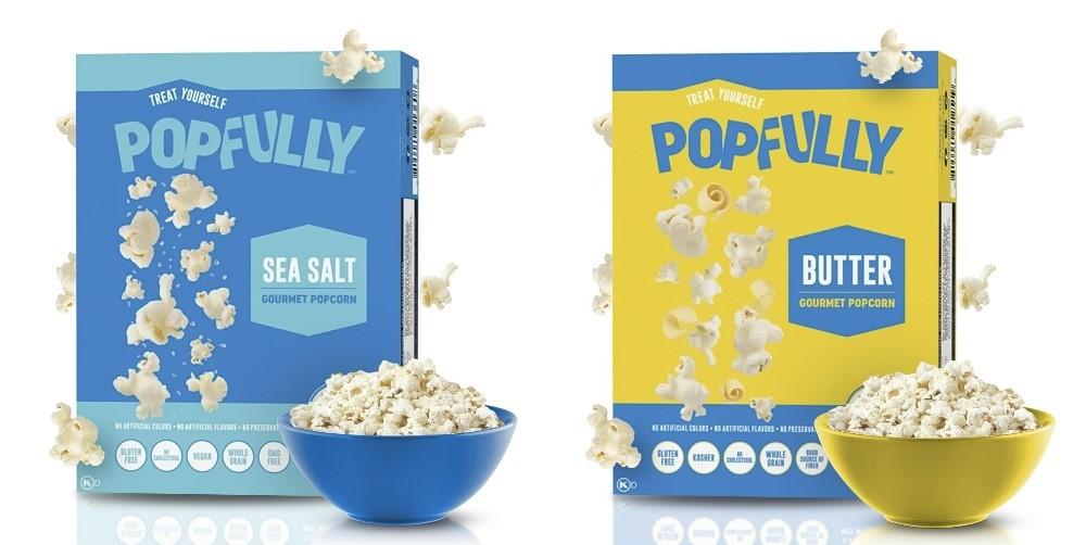 POPFULLY Butter Popcorn Fully Pops, Sharing Bags, Buttery Flavor, Big Pop, Micro Popcorn Bags, 2.82 Ounce (Pack of 3) + POPFULLY Sea Salt Popcorn Fully Pops, Sharing Bags, Simple Flavor, Big Pop, Micro Popcorn Bags, 2.82 Ounce (Pack of 3) BB Date 12/23/2026