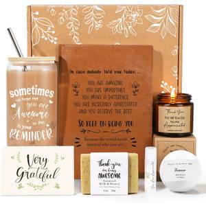 Thank You Gift for Women, Employee Apprecition Gifts for Coworkers, Teachers, Thank You Gift for Coworkers Employees Teacher Nurse Secretary Mentor Leader with You're Awesome Journal