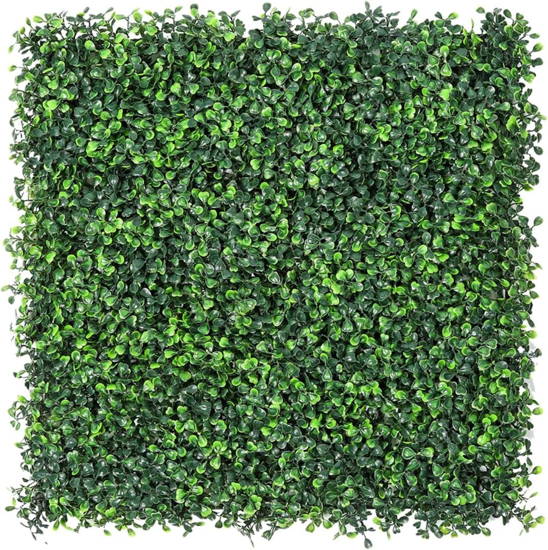 Sunnyglade 24 Pieces 20"x 20" Artificial Boxwood Panels Topiary Hedge Plant
Boxwood Panels Privacy Hedge Screen Sun Protected Suitable for Outdoor, Indoor, Garden, Fence, Backyard and Decor