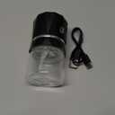 Small Portable Cordless Electric Pill Crusher Fine Powder for Elderly - Battery Operated Pill Grinder for Multiple Pills, Small and Large Medication and Vitamin Tablets - Suitable for Travel (Black)