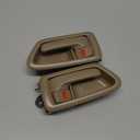FAERSI 2Pcs Inside Interior Door Handle Front Rear Driver & Passenger Side Replacement for 1997 1998 1999 2000 2001 Toyota Camry Beige/Tan