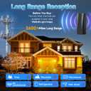 2026 Upgraded TV Antenna, Digital Antenna for Smart TV Indoor/Outdoor with Strongest Booster, HD TV Antenna for Local Channels with Telescopic Antenna Pole, Supports 8K 4K 1080P-40ft Coax Cable