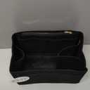 Purse Organizer, Felt Bag Organizer Insert Purse Organizer For LV Speedy, Neverfull, Tote, Handbag,Shaper 5 Sizes, Black