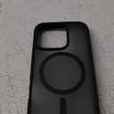 SUPFINE Magnetic for iPhone 16 Pro Case (Compatible with MagSafe) (Military Grade Drop Protection) Slim Translucent Matte Shockproof with Anti-Fingerprint Phone Case,Black