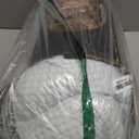 Mermaid Body Pillows for Adults, Cooling Long Pillow for Bed, One Piece Full Body Pillow, Big Memory Foam Firm Body Pillow for Side Sleepe, Soft Hugging Bodypillow for Pregnancy (Light Blue & White)