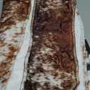 Cow Print Blanket Soft Flannel Lightweight Cowhide Western Throw Blanket Cozy Warm Brown Cow Blankets All Seasons Living Room Decor for Couch Chair Bed Sofa Office 40x50 inch