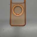 TORRAS 360 Magnetic Stand for iPhone 17 Pro Max Case, [Fit for MagSafe] [4X Military-Grade Protection] Slim Case for iPhone 17 Pro Max 6.9", Translucent Cosmic Orange, Ostand O3 Fitness Series