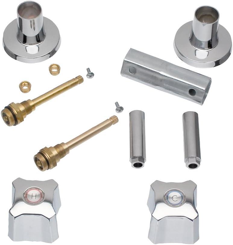 DANCO Durable Brass 2-Handle Tub/Shower Trim Kit for Kohler, Chrome, 9C-26H/C, 1-Kit (39687)