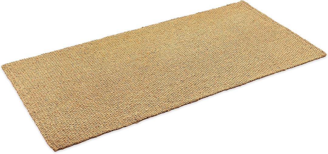 Kempf Coir Runner Rug  Natural Coco Fiber Doormat with Anti-Slip Latex Backing, Eco-Friendly Indoor Hallway Entry Mat, 24" x 48"