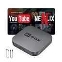 Wireless CarPlay Adapter, Car Adapter with Netflix Fast Car Video Plug & Play, Easy Setup, Supports Netflix/ YouTube/ TF Card Streaming Equalizers and More for OEM Wired CarPlay/ Android Auto Cars