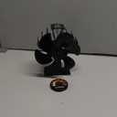 Wood Stove Fan Heat Powered Fireplace Fan Non Electric, Thermal Fan for Wood Burning Stove//Log Burner, w/Stove Accessories Thermometer