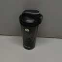 Premium Electric Protein Shaker Bottle, 24 oz Lockable Blender Shaker Bottles, Made with Tritan, BPA Free, USB Rechargeable Mixer Blender Cup for Protein Shakes, Black