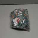 MONNURO Women's 3/4 Sleeve V Neck Plus Size Shirts Casual Loose Swing Floral Print Fall Tunic Tops (1X, Plaid Black)