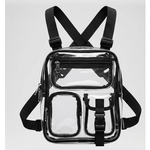 Clear CrossBody Multi Pocket Chest Rig