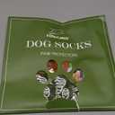 EXPAWLORER Anti Slip Dog Socks to Prevent Licking Paws, Dog Shoes for Cold Winter, Dog Booties for Hardwood Floors, Dog Boots & Paw Protectors with Grippers for LargeSenior Dogs L (Khaki Green)